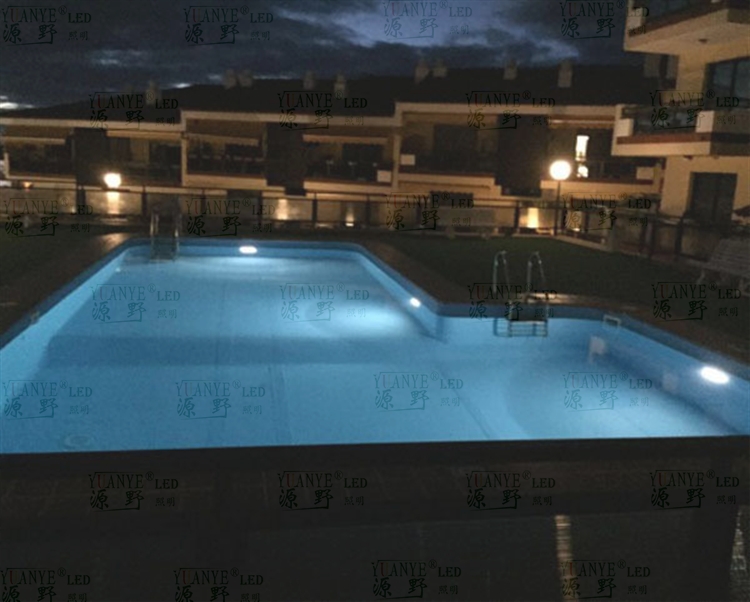 Yuanyeled - 24W RGBCCT DC12V wasserdichte Outdoor -LED -Beleuchtung DC12V Pool Sufface montiertes LED unter Wasser Licht AD. n Wiederholungsprodukt 24