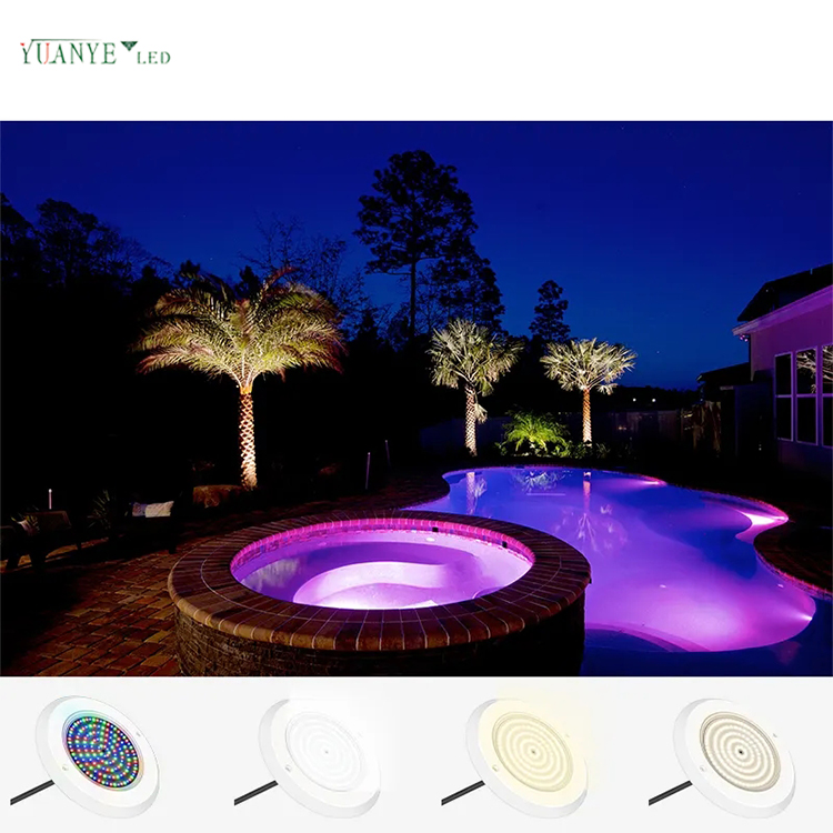 Dancing Luces de piscina submarina Dancing DC12V Luz de fiesta 7.5 mm ABS delgada Zigbee3.0 yy-YCDC 10