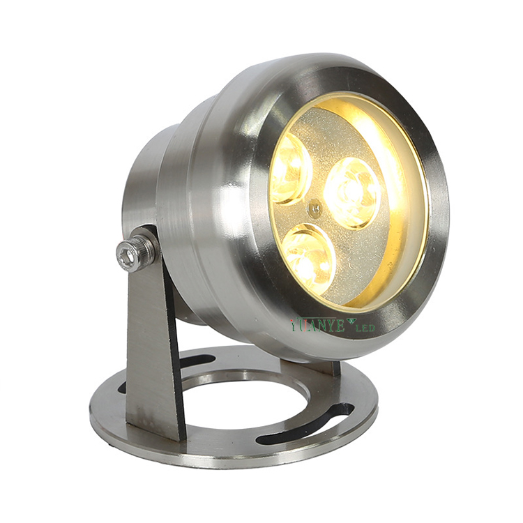 Yuanyeled - Fountains sous-marins Lights LED Triac Triac White Rf Contrôle 3W 6W pour le projet extérieur YY-SDTC 8