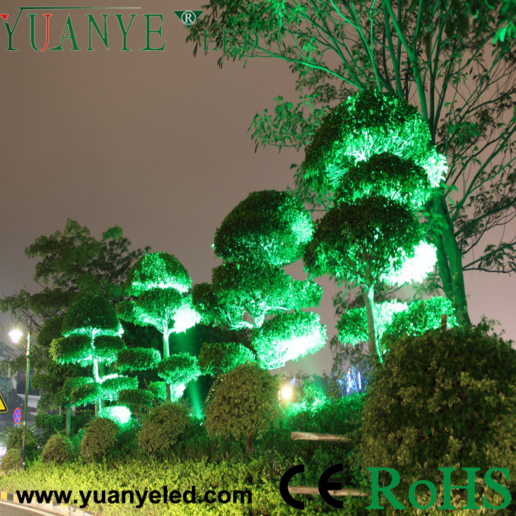 YuAnyELED-GARDEN LEDスパイクライト9W 2700K 3000K RGBW DMMER DMX512 IP68ヴィラコートヤードYY-TG2S用防水 11