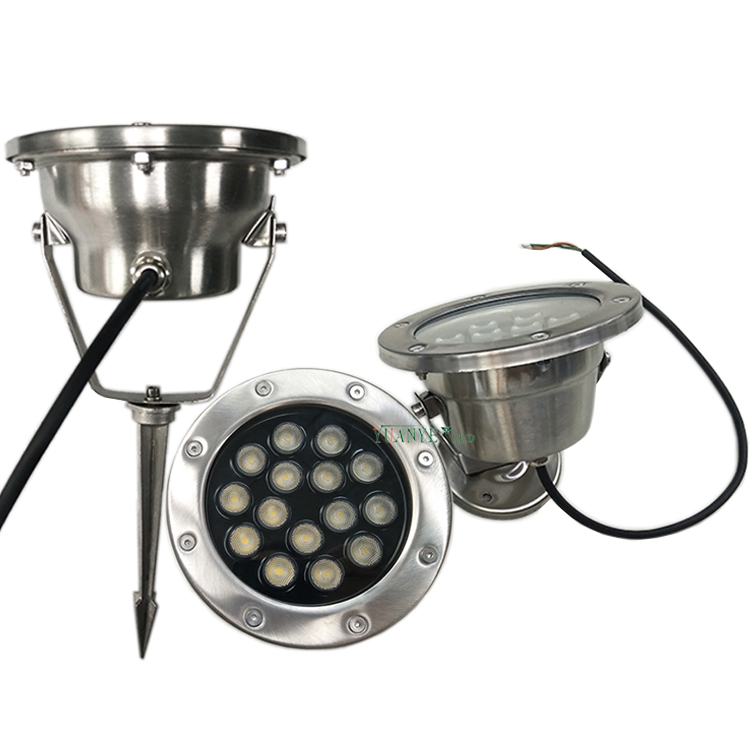 YuAnyELED-GARDEN LEDスパイクライト9W 2700K 3000K RGBW DMMER DMX512 IP68ヴィラコートヤードYY-TG2S用防水 7