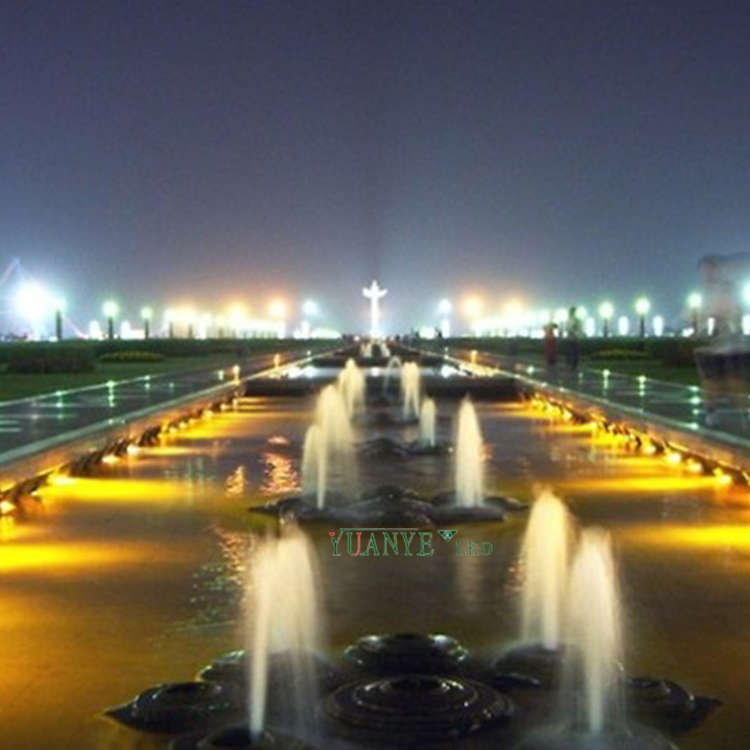 Yuanyeled - Pool LED Light RGB15W 3000K Surface de acero inoxidable de acero inoxidable Montado YY -SDTM 12