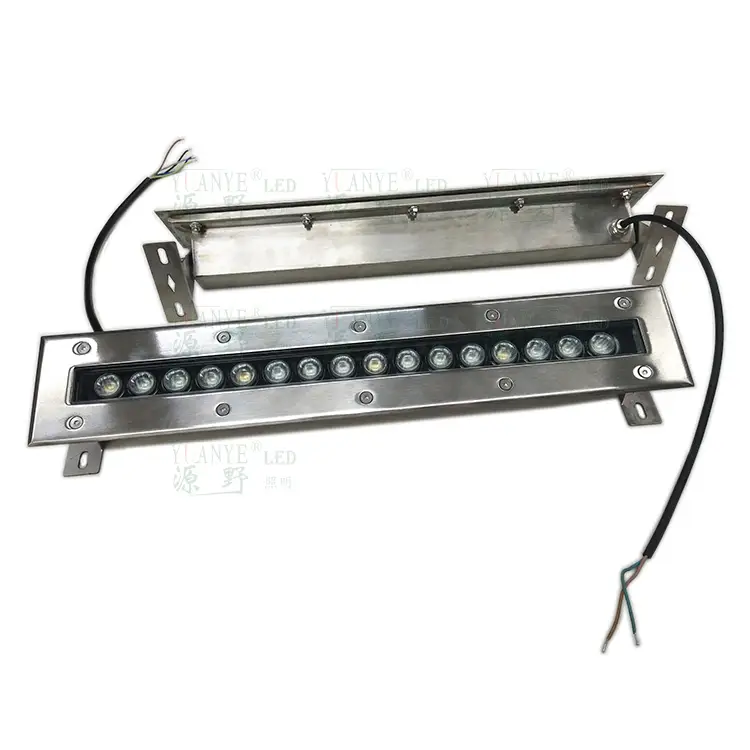 Yuanyeled - Lampu cahaya linear LED bawah air IP68 18W 2700K 15W DMX512 RGBW RGBW Waterproof LED Wall Washer YY -SDTJ 1