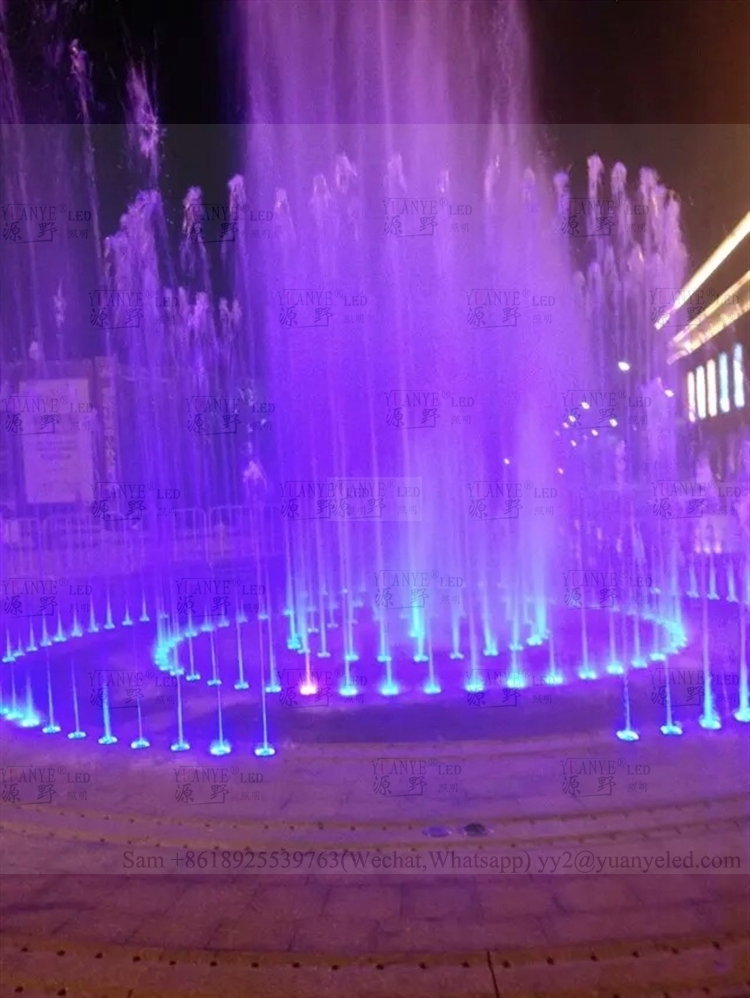 Yuanyeled - wasserdichtes IP68 RGB Unterwasserlicht Wireless mit RF/IR -Fernbedienungs -LED -Brunnen -Licht -Anzeige. n Wiederholungsprodukt 14