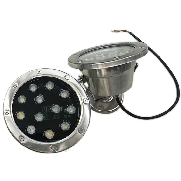 Yuanyeled - DMX512 RGBW 3000K wasserdichtes IP68 RGB RGBW Pool Hochwasser wasserdichte Outdoor -LED -Beleuchtung AC110V Eingebrauchtes LED -Brunnenleuchten Anzeige. n Wiederholungsprodukt 1