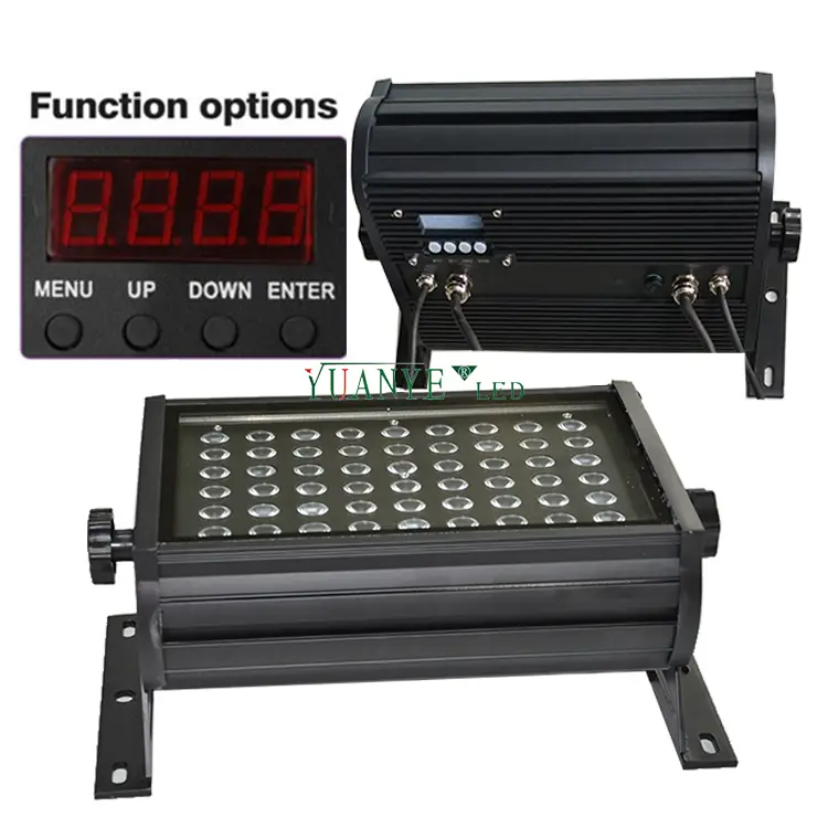 YuanyEled - DMX512 IP67 IP67 RGBW 4in1 Lámpara de inundación Facade Lighting Spot Light Light. n repetir producto 1