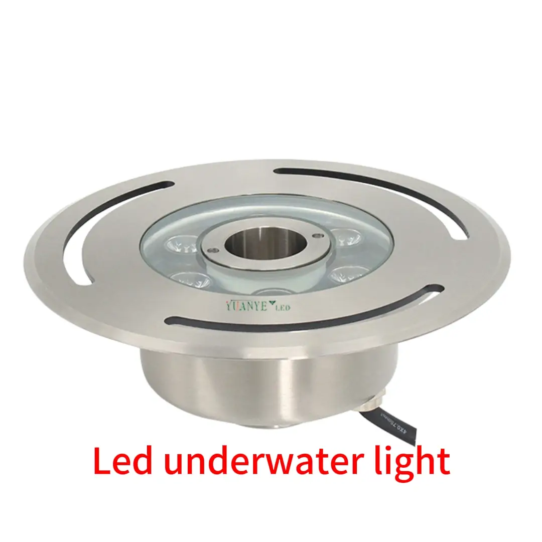 China LED Pool Led Cahaya IP68 Perumahan Keluli Tahan Karat DMX512 Kawalan Underwater Light-Yuanyeled 1