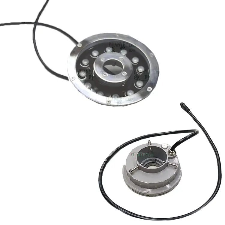 Yuanyeled - Lampu jalur LED kolam bawah air untuk lampu pesta kolam renang PSE DC12V RGB RGBW AD. n berulang produk 1