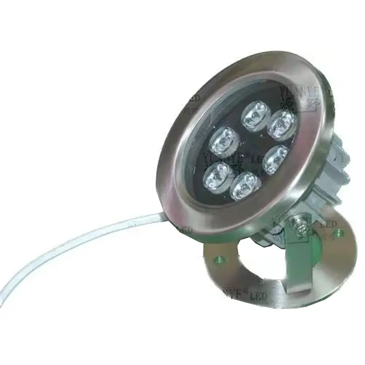 YuaNYELED - 316 in acciaio inossidabile IP68 WiFi Submersible Pool Ligiht Remote Control 6W LED RGB RGBW AD. N Ripeti il ​​prodotto 1