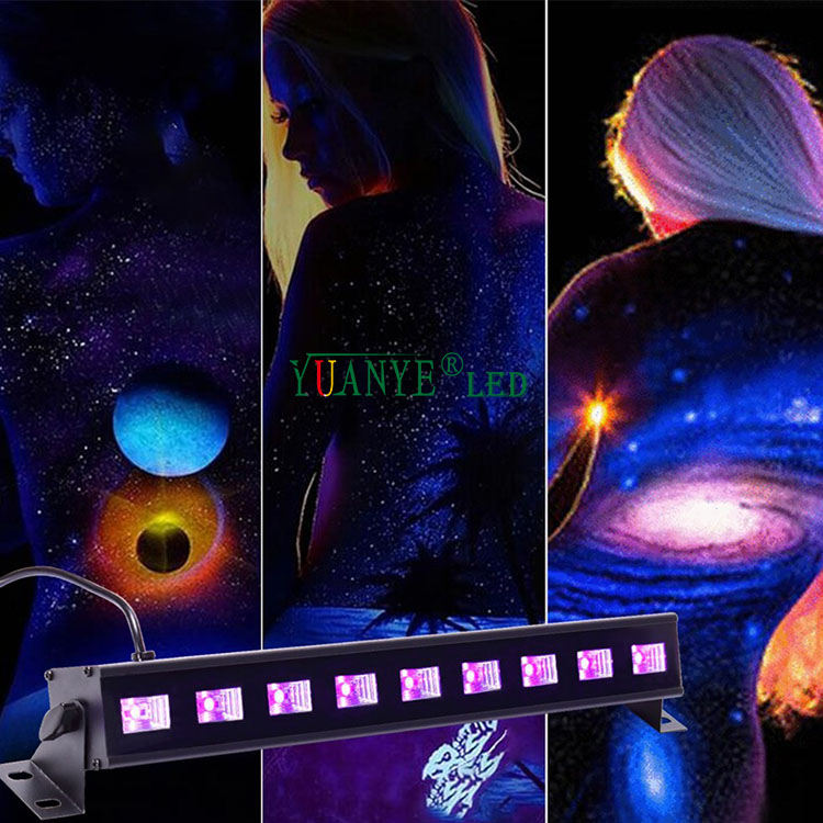 LED UV MUR LAVAGE LAVAGE POUR LACLUE D'ÉCLIGNEMENT POLALISE BAR LET LA LA LAGEMENT LINEAR MUR LET LAVE BAR YY-XQ6157 11