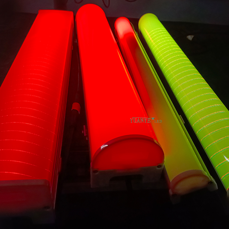 LED RGB Tube Light Triac Controller Outdoor Fasad Linear Tube Lighting DC 12V AC 24V Untuk Stage Bridge YY-HL5065 10