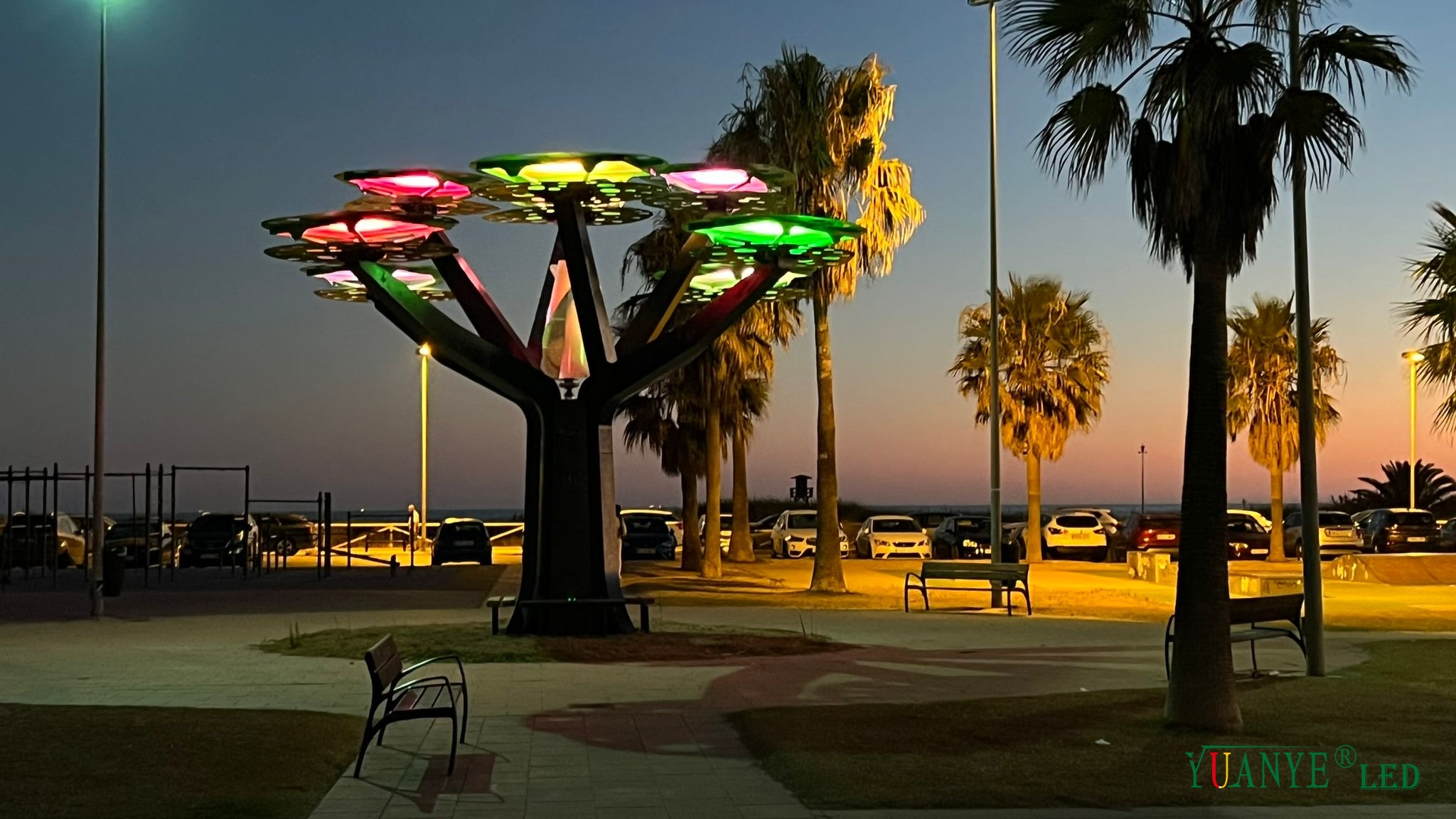 Case di illuminazione YuaNyeled | Luce della rondella a parete a LED a Conil, Spagna 5