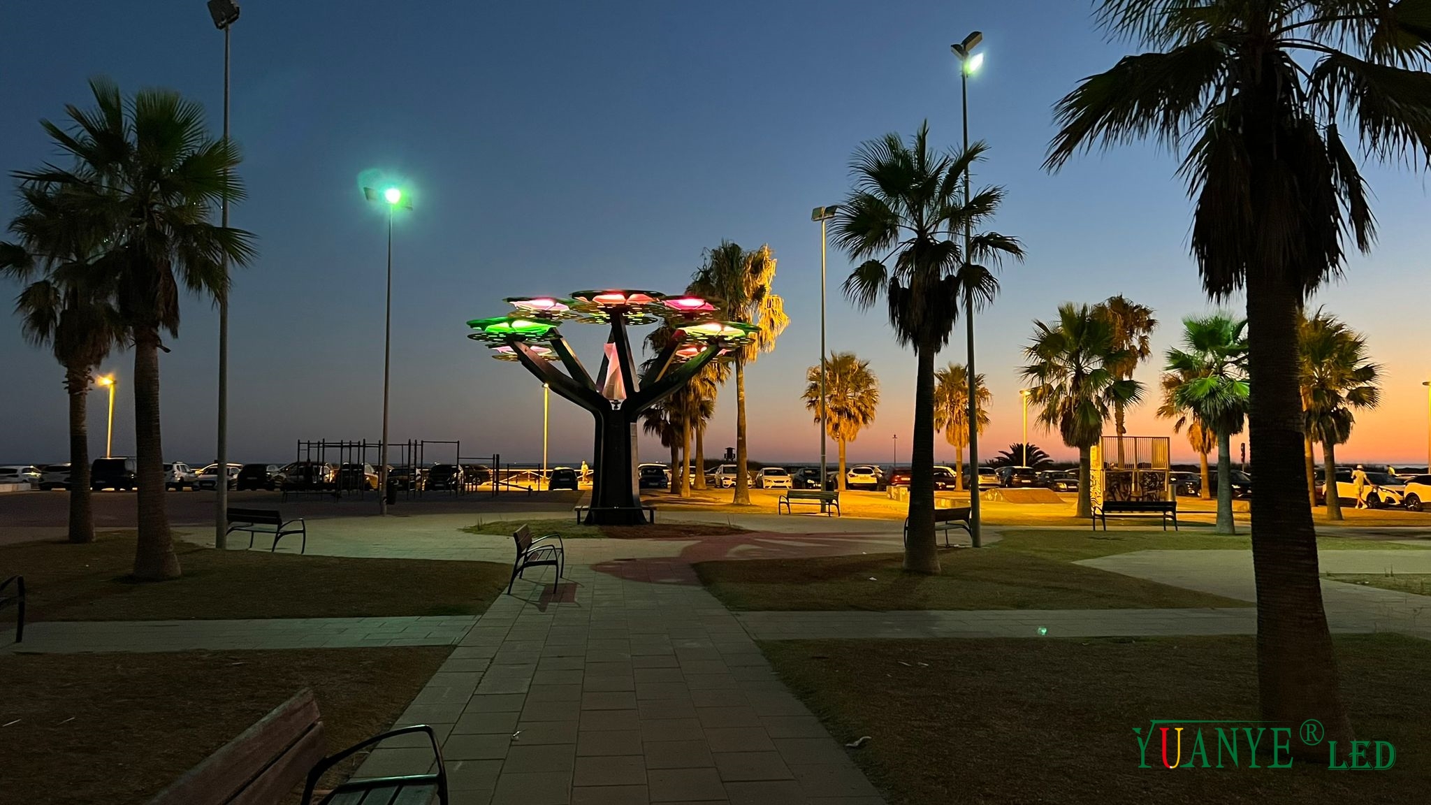 Case di illuminazione YuaNyeled | Luce della rondella a parete a LED a Conil, Spagna 6