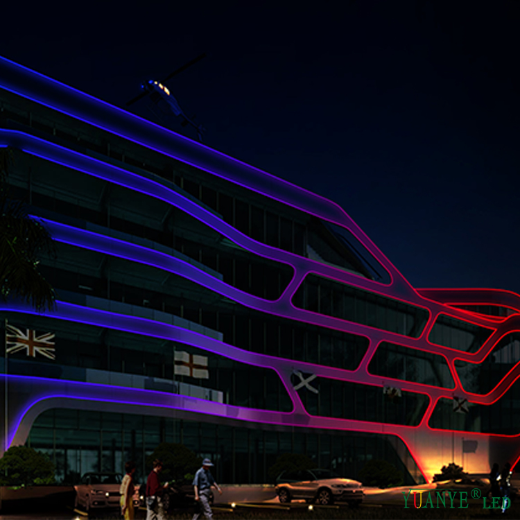 Projek Pencahayaan Tiub RGB Yuanyeled LED berjaya diselesaikan di UK 2