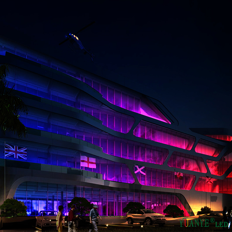 Projek Pencahayaan Tiub RGB Yuanyeled LED berjaya diselesaikan di UK 1