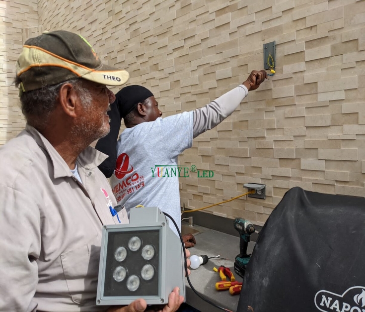 Как установить светодиодную стенку 1