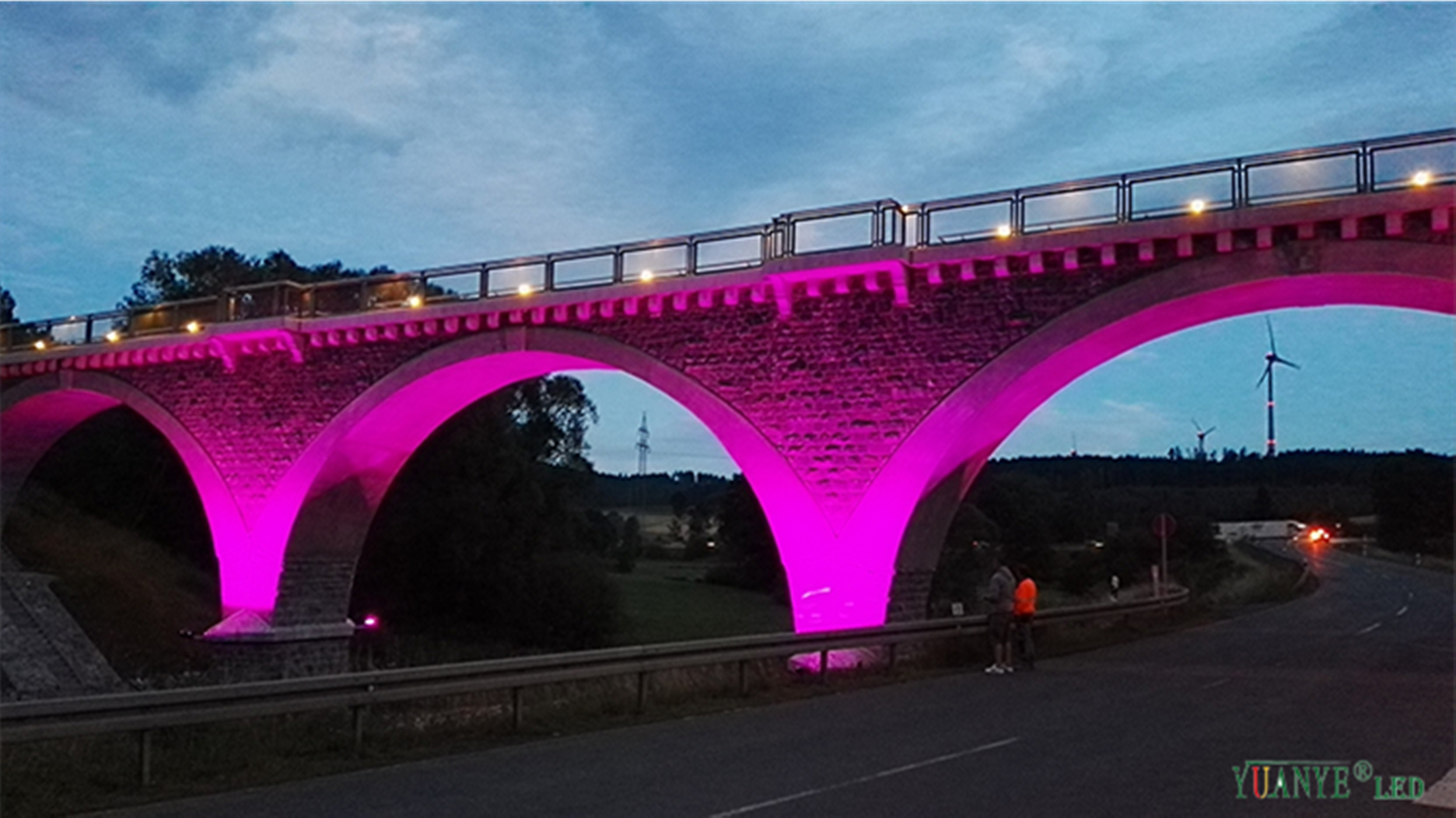 Case d'éclairage yuanyeled | Paysage du pont LED FIND 1