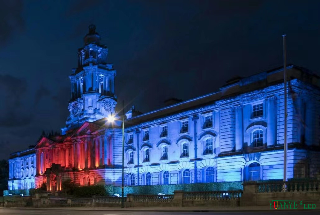Caso de iluminación Yuanyeled | Ayuntamiento de Stockport del Reino Unido 3