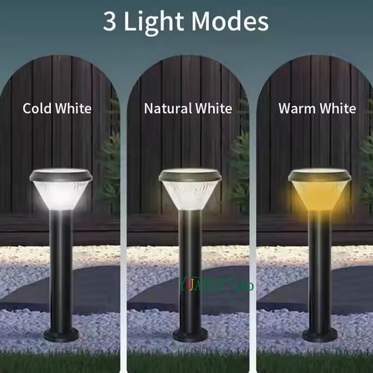 Iluminação do pátio Lawn Movimento solar de iluminação ao ar livre 2W IP65 RGB Luzes de jardim solares LED YY-CPDS186 8