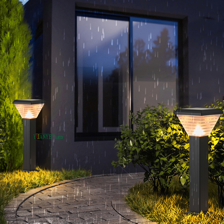 Iluminação do pátio Lawn Movimento solar de iluminação ao ar livre 2W IP65 RGB Luzes de jardim solares LED YY-CPDS186 13
