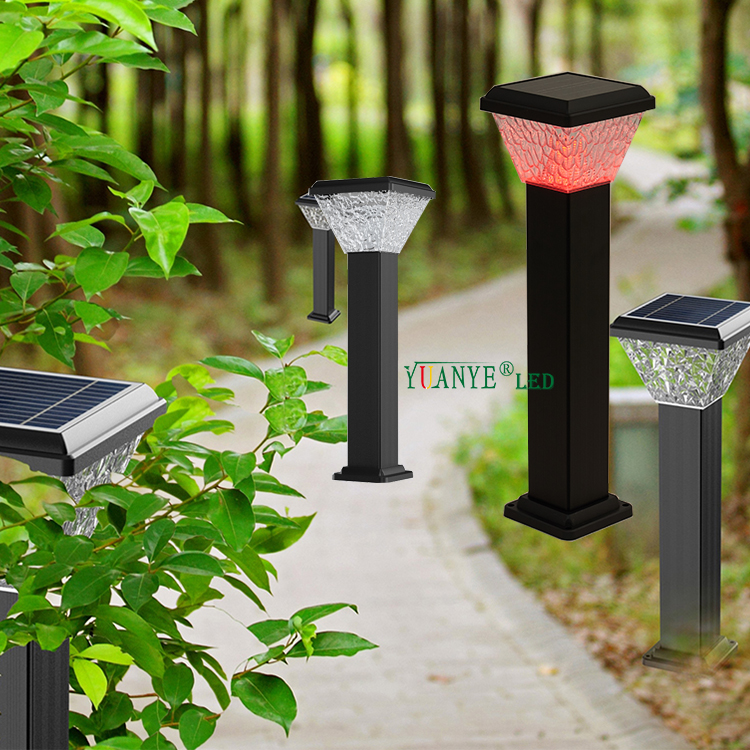 Iluminação do pátio Lawn Movimento solar de iluminação ao ar livre 2W IP65 RGB Luzes de jardim solares LED YY-CPDS186 10