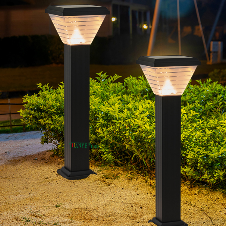 Iluminação do pátio Lawn Movimento solar de iluminação ao ar livre 2W IP65 RGB Luzes de jardim solares LED YY-CPDS186 12