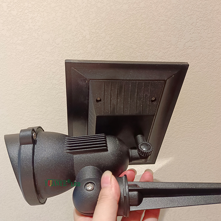 Al aire libre Solar Lawn Wall Building Decor Light Light Ip65 Exterior Spike Street Garden YY-TG2G1 9