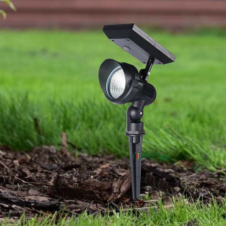 Al aire libre Solar Lawn Wall Building Decor Light Light Ip65 Exterior Spike Street Garden YY-TG2G1 12