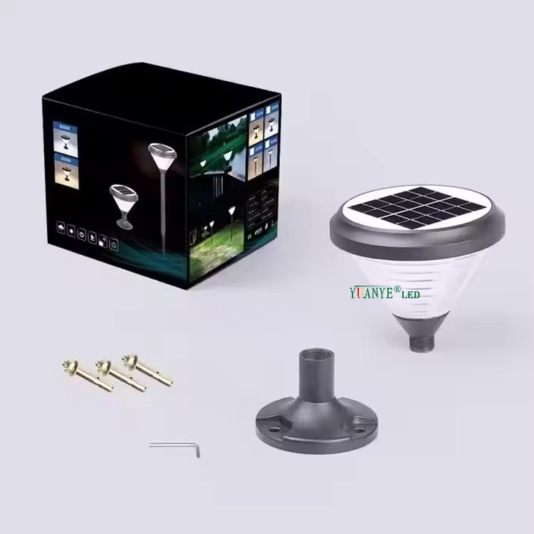 Yuanyeled Декоративная светодиодная светодиодная садовая лампа для Courtyard Pot Pulc246 9