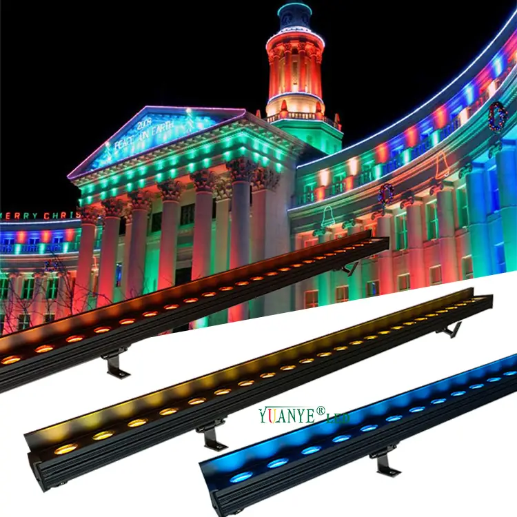 오렌지 레드 벽 세탁기 라이트 가격 녹색 자주색 자주색 자주색 자주색 자주색 DMX512 DALI 원격 제어 모델 YY-XQ4034 1