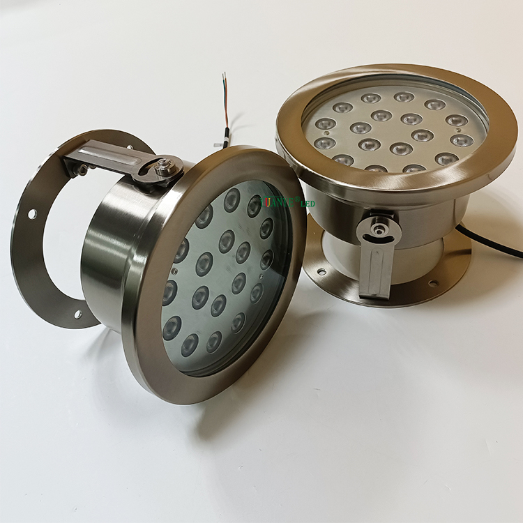 Ip68 Dc24V Led Underwater Light 6W 24W 60W 72W Recessed Mounted Anti-Dazzle 3000K 4000K 6500K Aquarium Lighting YY-SDTR 7