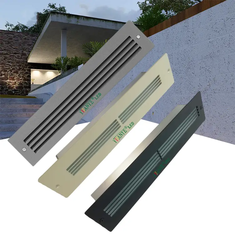 6W 9W 15W 24W Aluminium LED STEP Light IP65 Escaliers extérieurs Lights avec télécommande Walling extérieur YY-QJL024 1