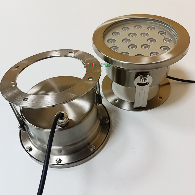 LED extérieur sous-marin lumineux lumineux lumières explosion preuve léger rgb rgbw décoration rgb rgbw pour les événements yy-sdtr 8