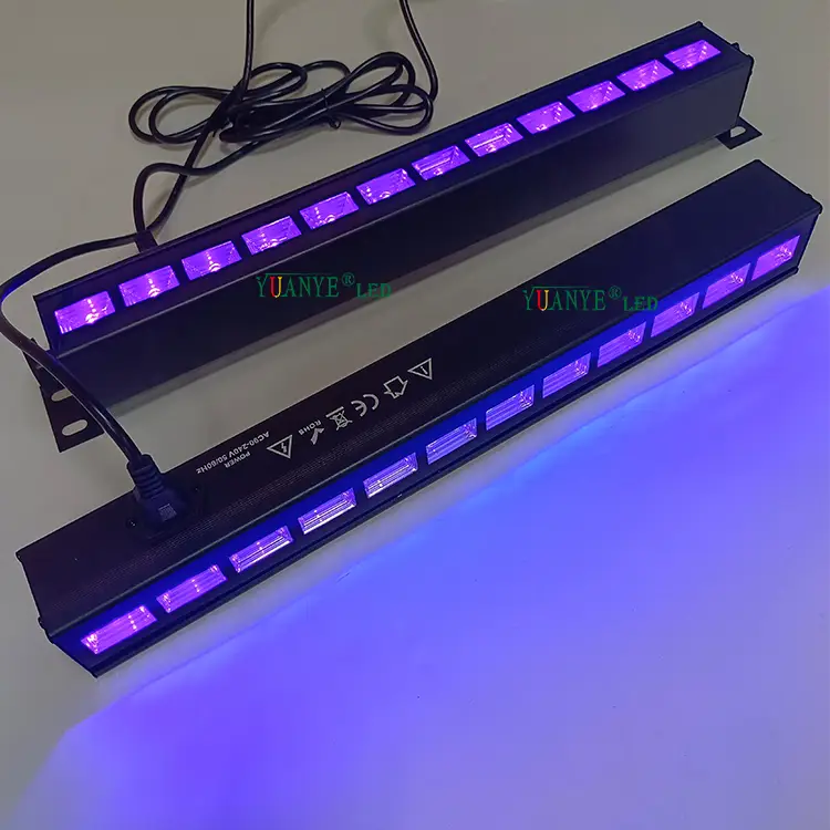Custom Length 1.1Inch 19.7Inch Led UV Bar Light Dmx512 Wall Washer Rgbw Purple Single Color AC 100V-265V YY-XQ6157 1