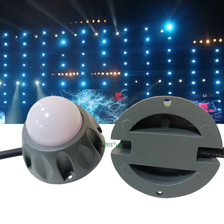 1W 2W 3W LED paesaggio LED PIXEL Punto Luci Diametro 70mm DC24V Punto LED Profilo in alluminio Yuanyeled YY-DG032 1