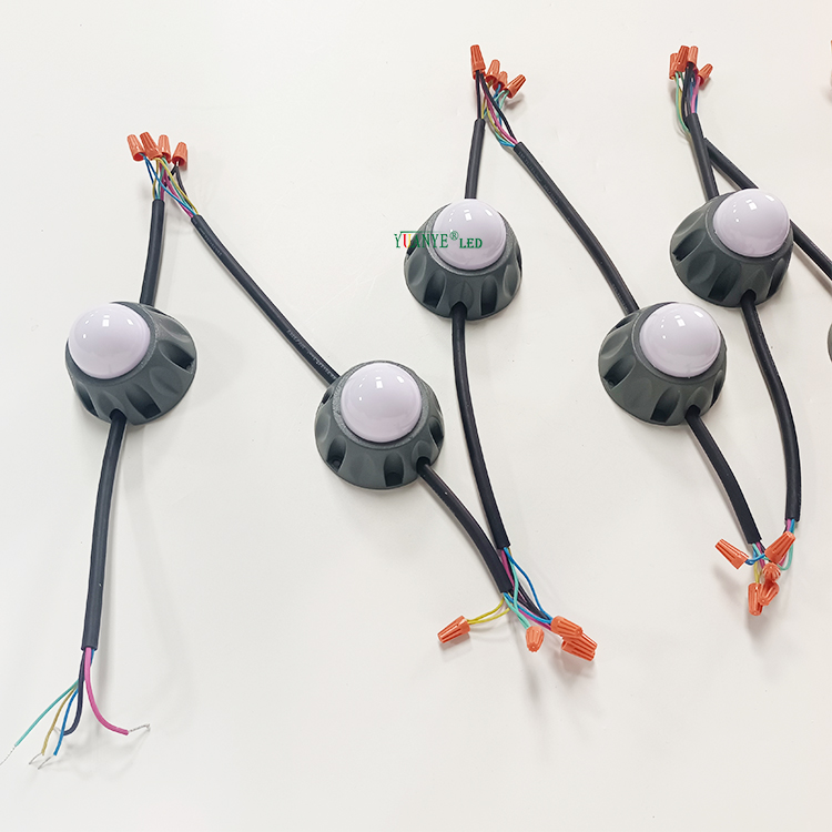 1W 2W 3W Landscape Led Pixel Point Lights Diameter 70mm Dc24V Aluminum Profile Led Point Yuanyeled YY-DG032 8