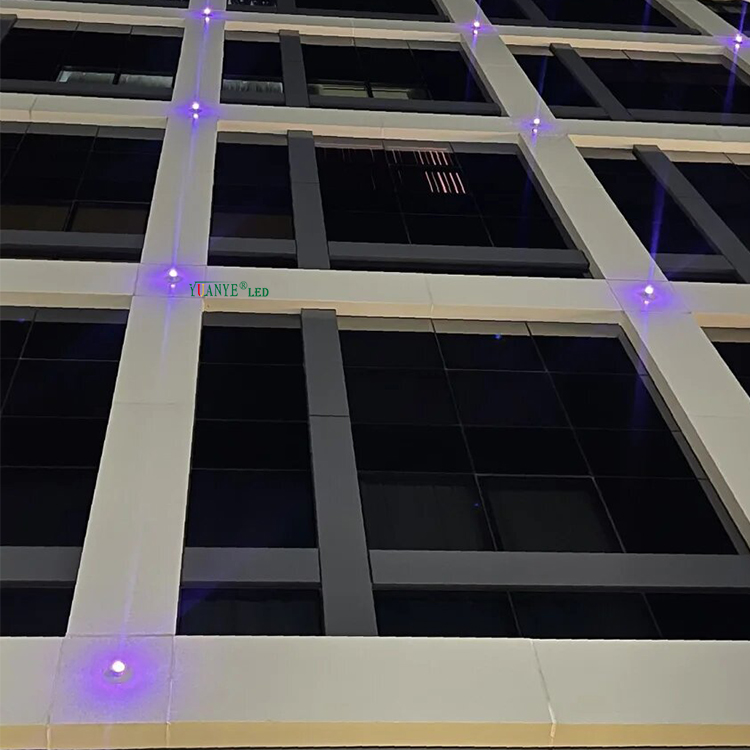 1W 2W 3W Landscape Led Pixel Point Lights Diameter 70mm Dc24V Aluminum Profile Led Point Yuanyeled YY-DG032 10