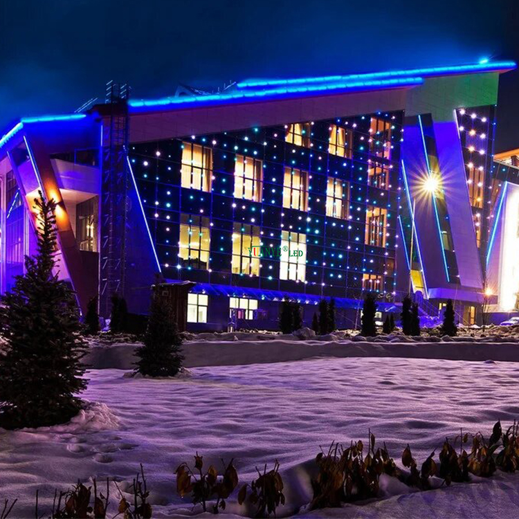 1W 2W 3W Landscape Led Pixel Point Lights Diameter 70mm Dc24V Aluminum Profile Led Point Yuanyeled YY-DG032 12