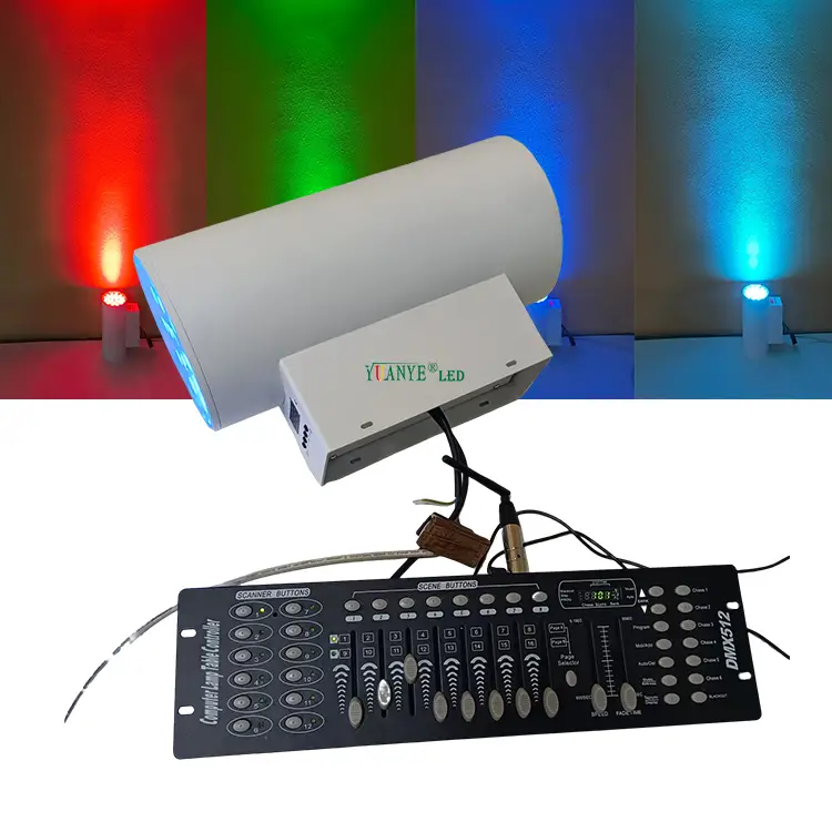 Luz de pared de la pared al aire libre RGB RGBW Padres de pared de aluminio Lights Wit DMX512 Consola YY-BDR001-D 1