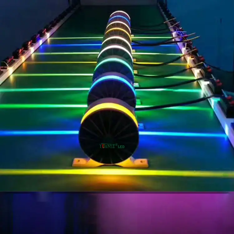 Creative Waterproof Outdoor Window Wall Sill Lamp 5*360 Degree Rgb Rgbw Colorful Up Down Lighting With Remote  YY-BDW003 1