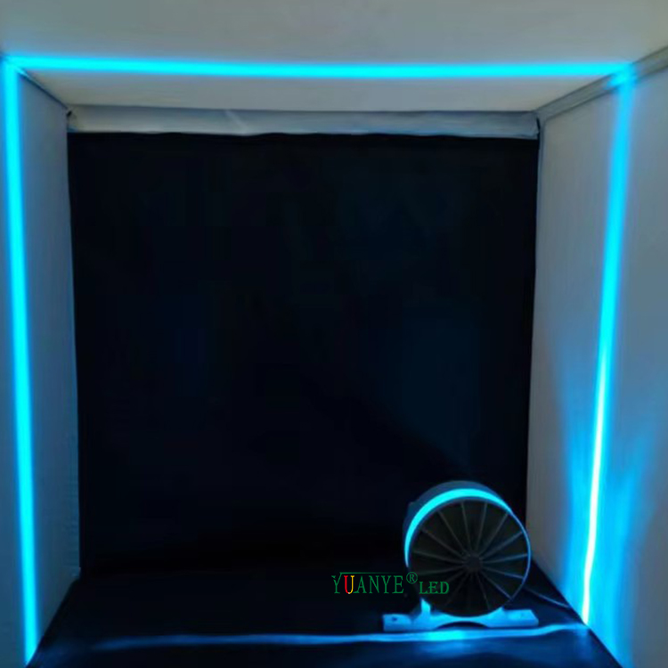 Créative étanche étanche à la fenêtre extérieure lampe de rebord de paroi 5 * 360 degrés RGB RGBW Éclairage vers le bas coloré avec YY-BDW à distance003 9