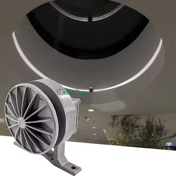 Créative étanche étanche à la fenêtre extérieure lampe de rebord de paroi 5 * 360 degrés RGB RGBW Éclairage vers le bas coloré avec YY-BDW à distance003 8