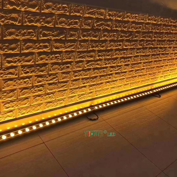 DMX512 На открытом воздухе постоянный наружный свет алюминиевый материал RGB RGBWA 4IN1 Странная шайба сцены фасад YY-XQ4058 12