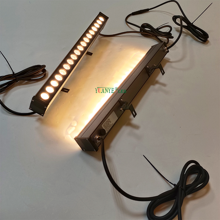 DMX512 На открытом воздухе постоянный наружный свет алюминиевый материал RGB RGBWA 4IN1 Странная шайба сцены фасад YY-XQ4058 8