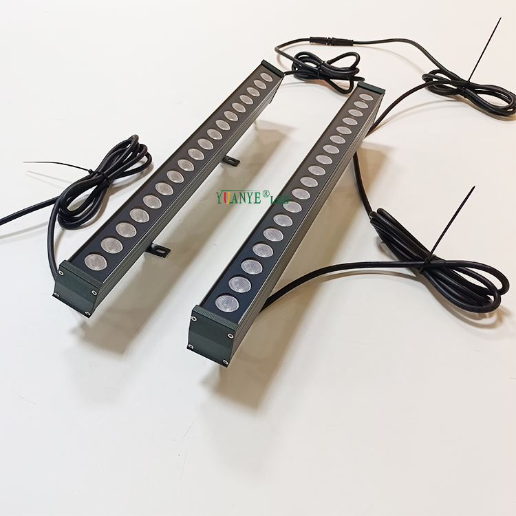 DMX512 На открытом воздухе постоянный наружный свет алюминиевый материал RGB RGBWA 4IN1 Странная шайба сцены фасад YY-XQ4058 7