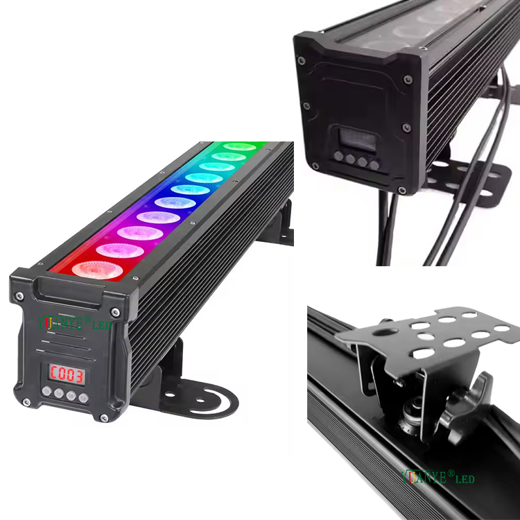 Extérieur résidant aux intempéries RGBW 4IN1 LED MUR LET LAGE LETURE IP65 FALADE LINÉAR97111 9