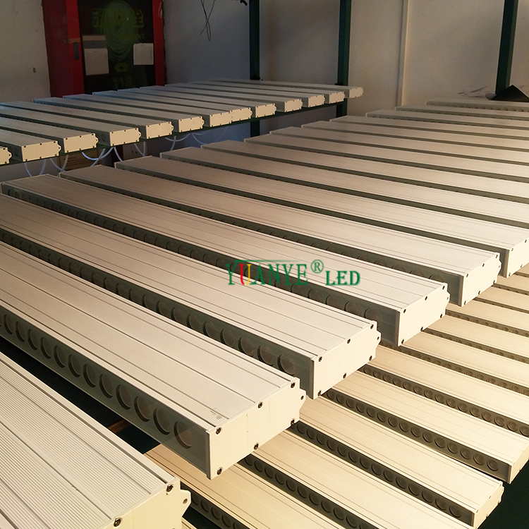 Dos lados RGB RGBW Luces de lavadora de pared exterior El hotel engrosable el soporte de alta calidad con control RF YY-XQ40104 7