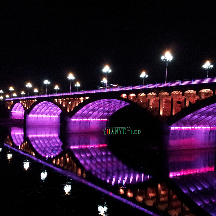 OEM ODM Wall Wall Light Aluminio Outdoor RGB RGBWA Pink Blue Lamp Bar Light Lighting Factory YY-XQ4033 11