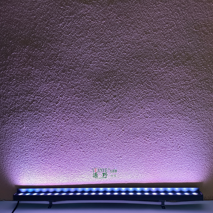 OEM ODM Wall Wall Light Aluminio Outdoor RGB RGBWA Pink Blue Lamp Bar Light Lighting Factory YY-XQ4033 7