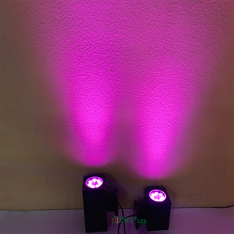 Rgb Rgbw Led Up And Down Wall Lamp Decorative Lighting Dmx512 Phone Dali Control Step Light YY-BDS007-T 8